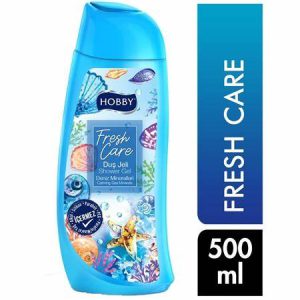 خرید و قیمت شامپو بدن هوبی HOBBY حاوی مواد معدنی دریایی حجم 500 میل