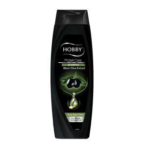 خرید و قیمت شامپو سر هوبی HOBBY مناسب موهای مشکی و رنگ شده حجم 600 میل